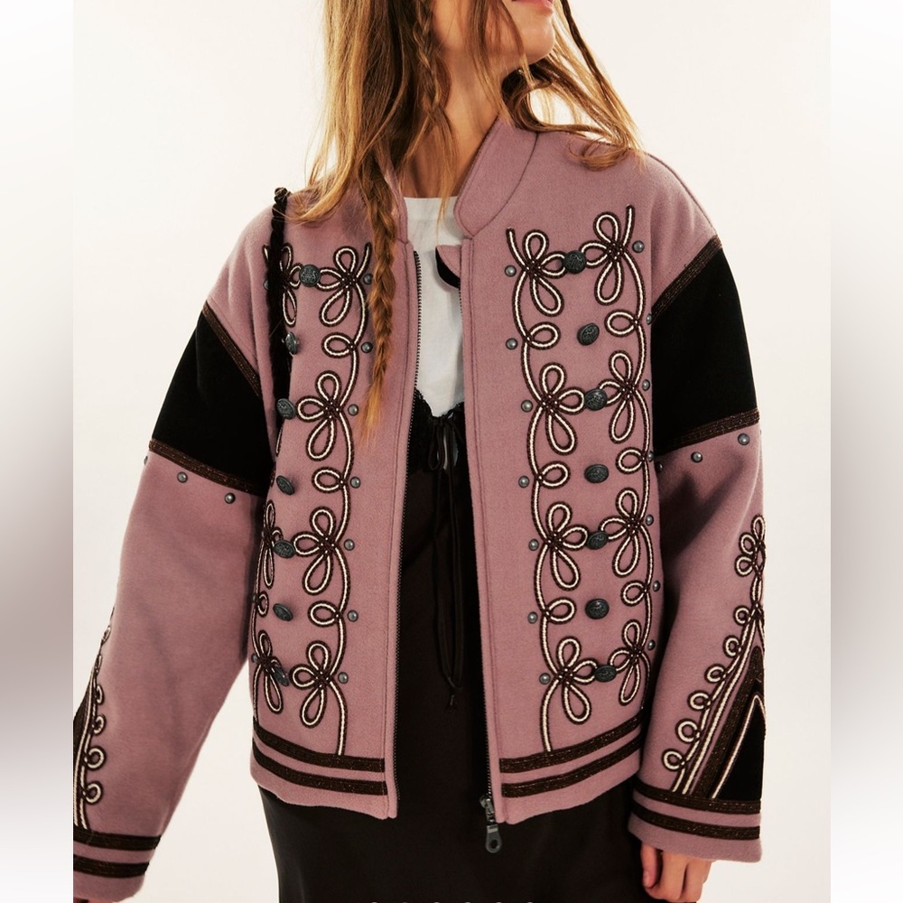 We The Free Boy Band Bomber Jacket NWT